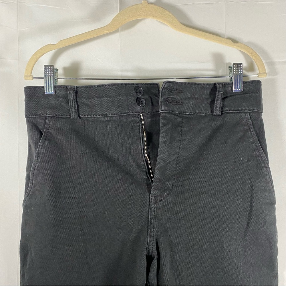 Everlane Black Organic Cotton Wide-Leg Pants